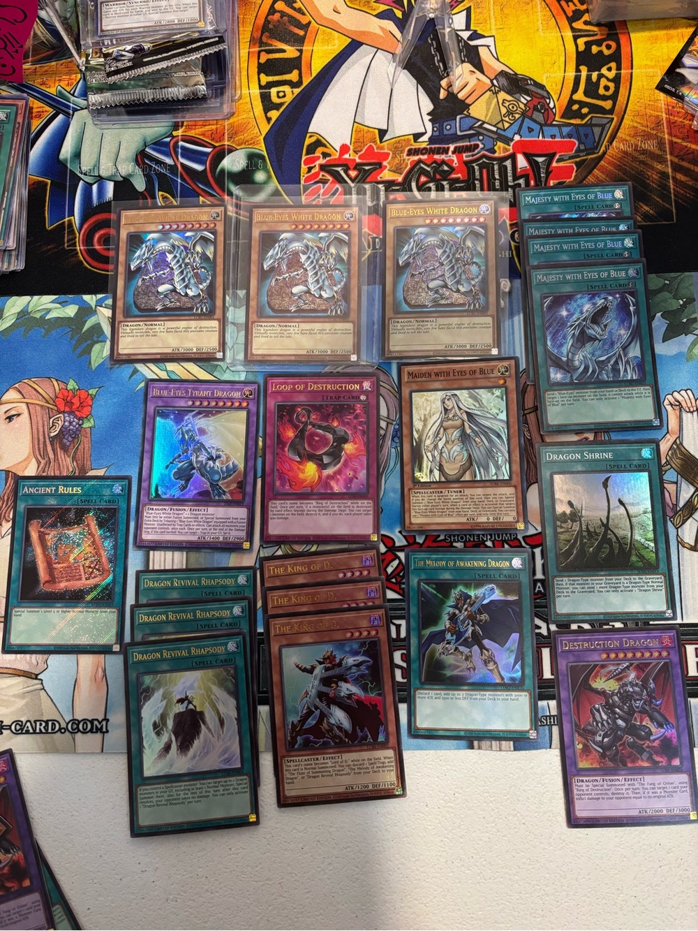 Yu-Gi-Oh Blue-Eyes White Dragon Ultra Rare Secret Rare Bundle Lot